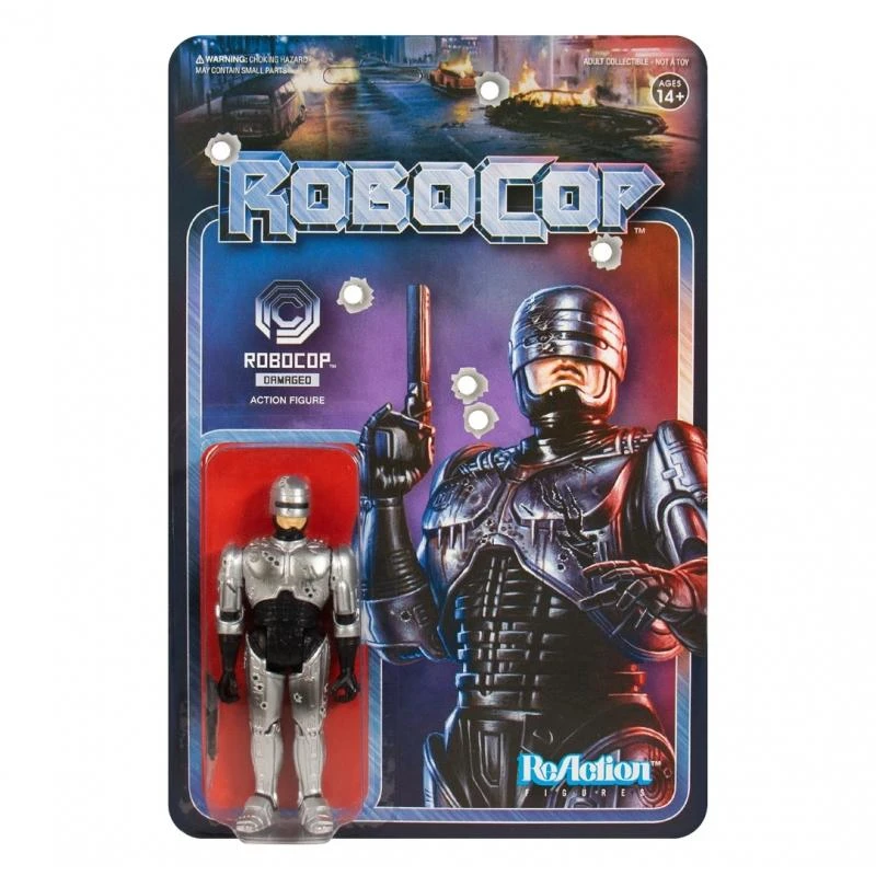 SUPER7 Robocop ReAction Action Figure - Battle Damaged Robocop (non-mint) 3 SUPER7 Robocop ReAction Action Figure - Battle Damaged Robocop (non-mint)
