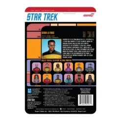 SUPER7 Star Trek: The Next Generation ReAction Action Figure Wave 2 - Geordi La Forge 7 SUPER7 Star Trek: The Next Generation ReAction Action Figure Wave 2 - Geordi La Forge -Toy Hotsale Store re startrek w2 thenextgeneration geordilaforge backofcard 2048 2