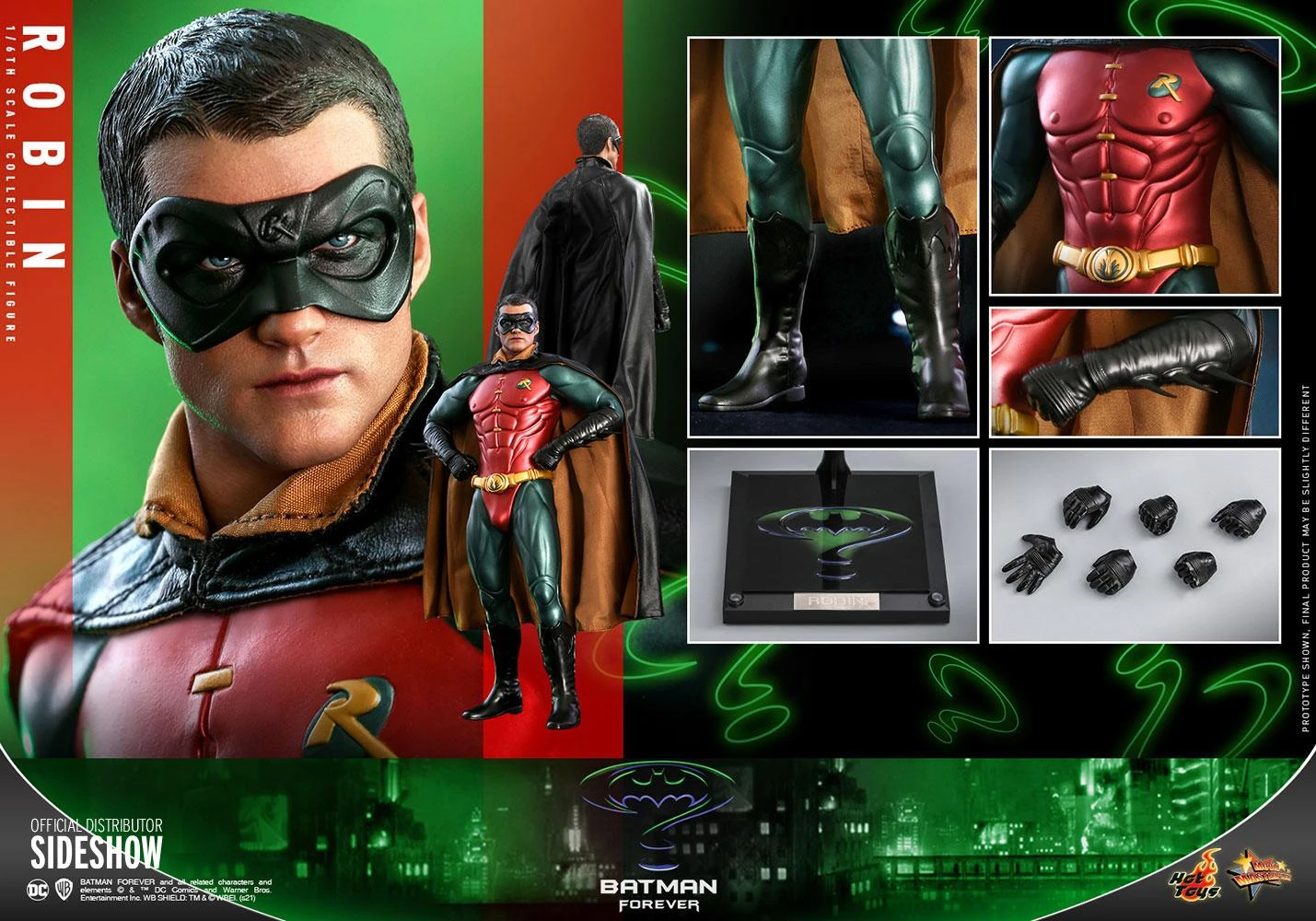 Robin - Batman Forever Hot Toys Collectibles 1/6 Scale Action Figure 9 Robin - Batman Forever Hot Toys Collectibles 1/6 Scale Action Figure - Image 7