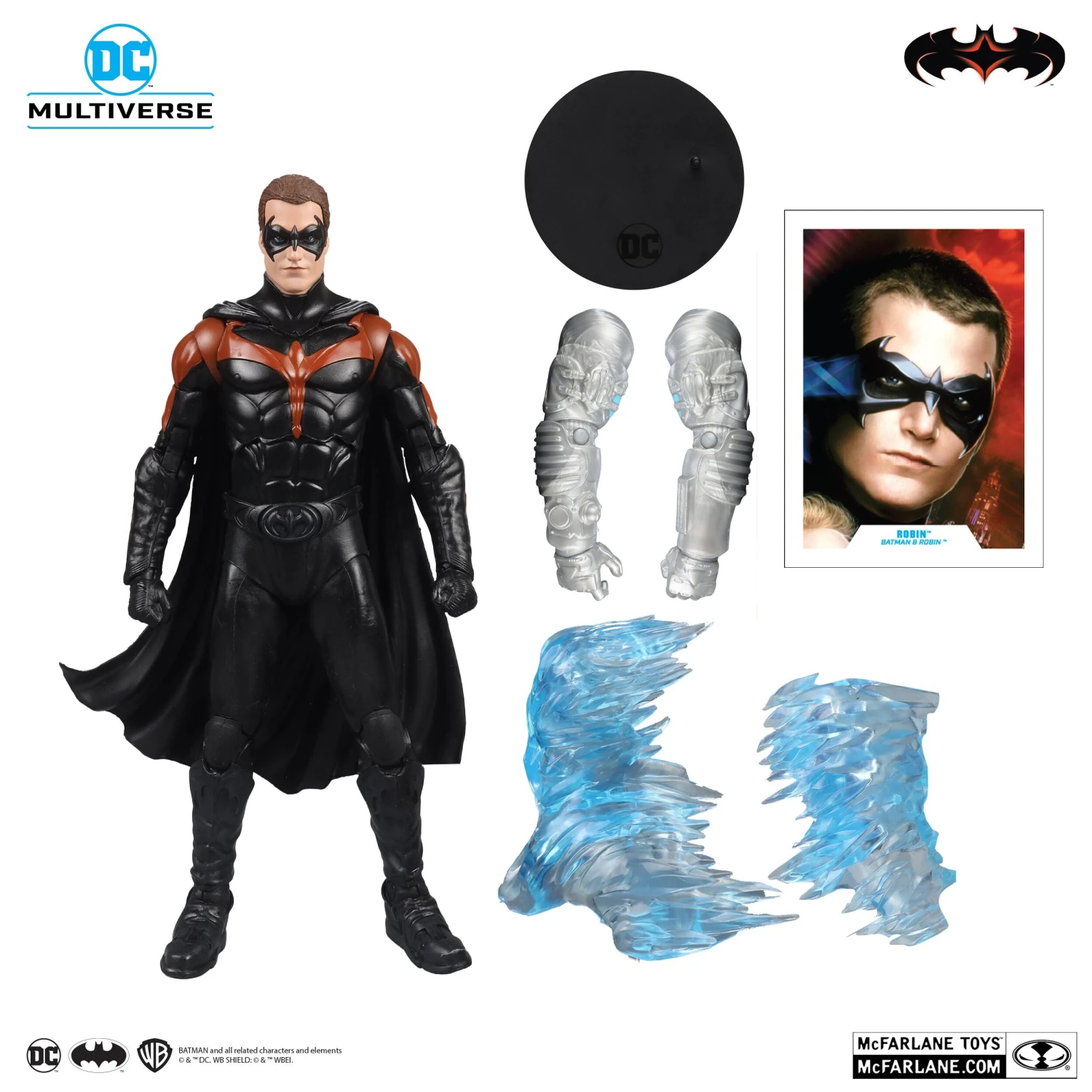 McFarlane *PRE-ORDER DC Multiverse Batman & Robin Movie 7 Inch Action Figure Build-A Wave 11 - Robin 8 McFarlane *PRE-ORDER DC Multiverse Batman & Robin Movie 7 Inch Action Figure Build-A Wave 11 - Robin - Image 6