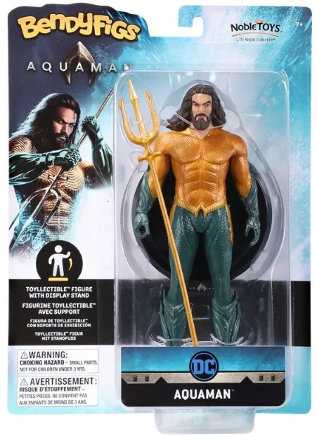 Noble Collection Aquaman Bendyfigs Action Figure - Aquaman 3 Noble Collection Aquaman Bendyfigs Action Figure - Aquaman