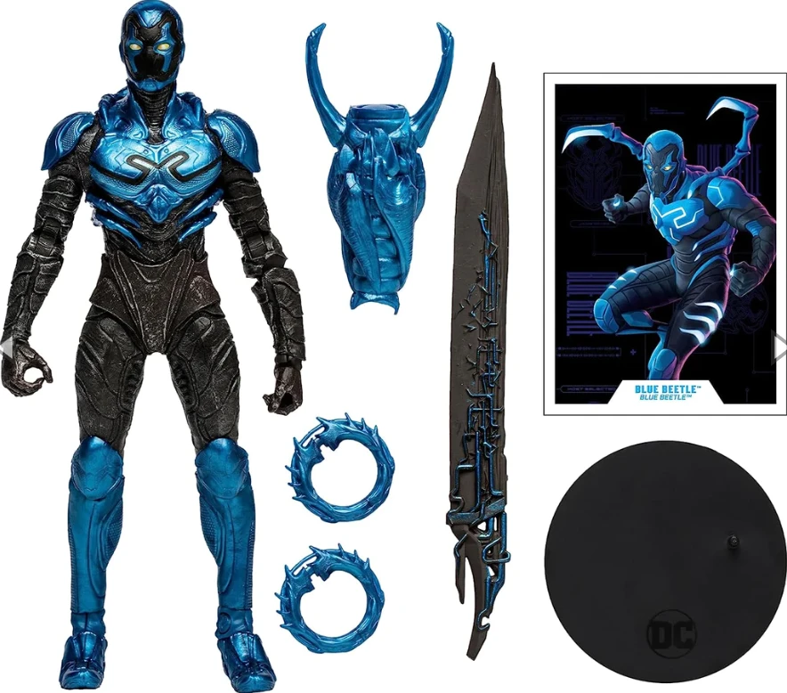 McFarlane DC Blue Beetle Movie 7inch Action Figure - Blue Beetle 5 McFarlane DC Blue Beetle Movie 7inch Action Figure - Blue Beetle - Image 3