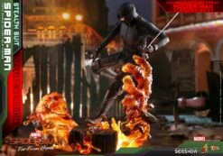 Spider-Man Stealth Suit Spider:Man Far From Home (Deluxe Version) - Marvel Hot Toys Collectibles 1/6 Scale Action Figure -Toy Hotsale Store spider man stealth suit deluxe version marvel gallery 5d0d333e8e