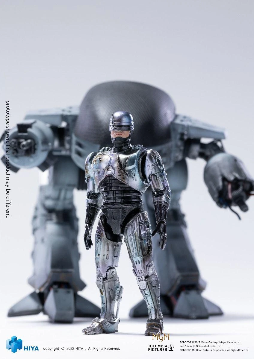 HIYA Toys SDCC 2022 RoboCop 1:18 Scale Action Figures - RoboCop Vs ED-209 Twin Pack 4 HIYA Toys SDCC 2022 RoboCop 1:18 Scale Action Figures - RoboCop Vs ED-209 Twin Pack - Image 2