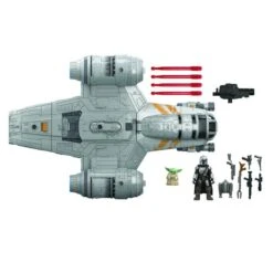 Hasbro Star Wars Mission Fleet Deluxe Action Figure - Razor Crest With The Mandalorian & The Child -Toy Hotsale Store stuff