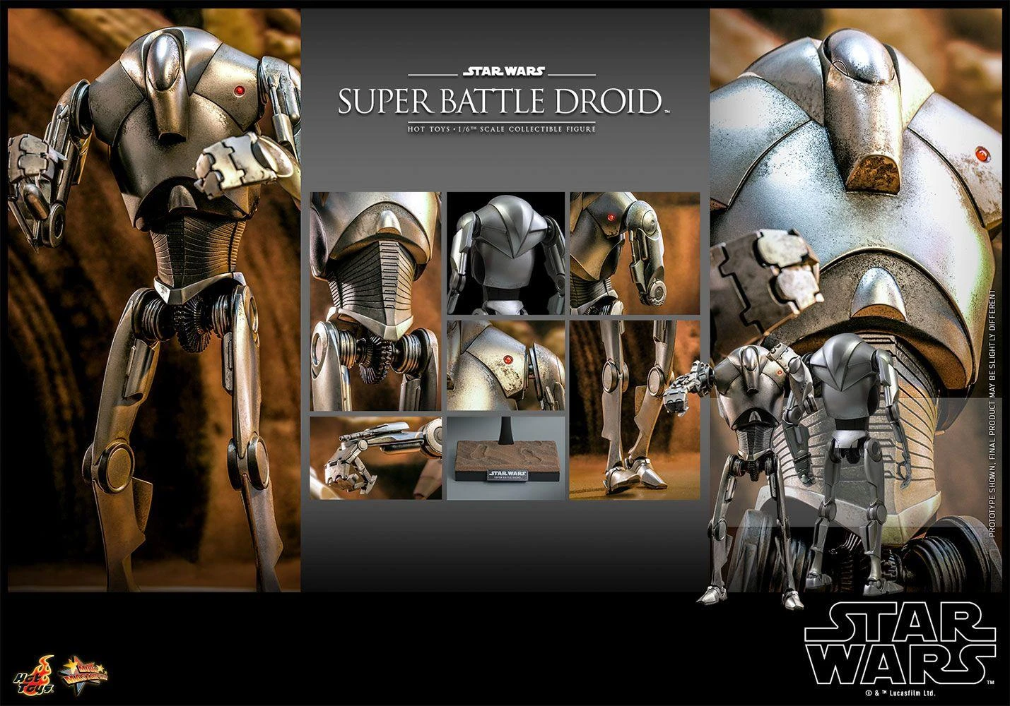 *PRE-ORDER B2 Super Battle Droid- Star Wars: Attack Of The Clones 20th Anniversary Hot Toys Collectibles 1/6 Scale Action Figure 8 *PRE-ORDER B2 Super Battle Droid- Star Wars: Attack Of The Clones 20th Anniversary Hot Toys Collectibles 1/6 Scale Action Figure - Image 6