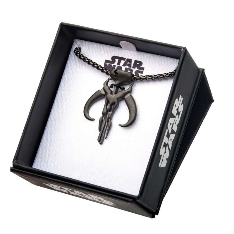 Star Wars Mandalorian Symbol Necklace 3 Star Wars Mandalorian Symbol Necklace