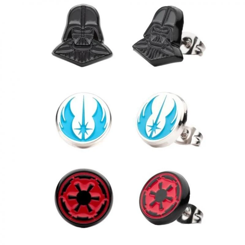 STAR WARS Kenobi - Darth Vader 3 Pack Stud Earring Set 3 STAR WARS Kenobi - Darth Vader 3 Pack Stud Earring Set