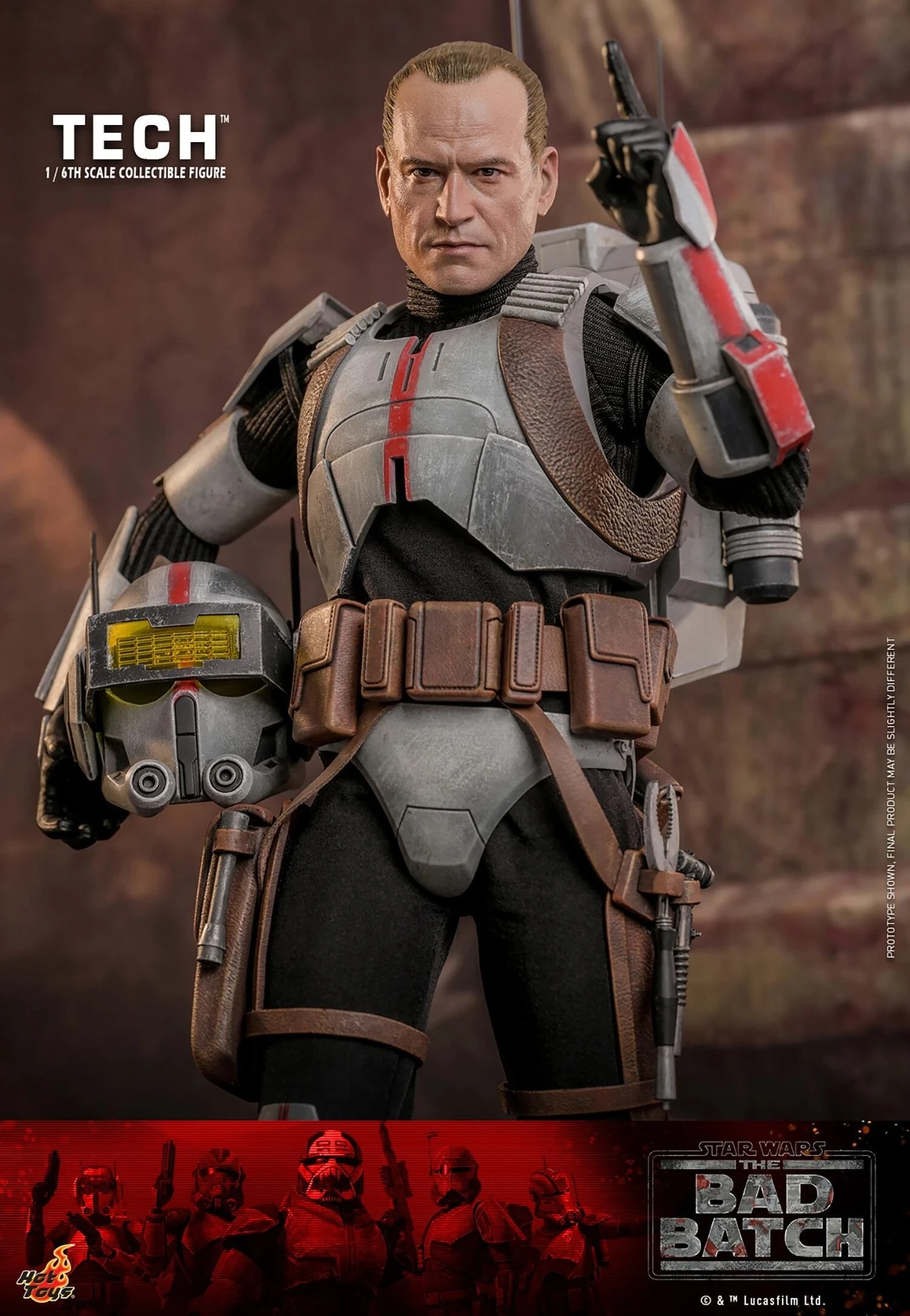 *PRE-ORDER Tech - Star Wars: The Bad Batch Hot Toys Collectibles 1/6 Scale Action Figure 4 *PRE-ORDER Tech - Star Wars: The Bad Batch Hot Toys Collectibles 1/6 Scale Action Figure - Image 2