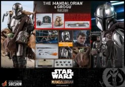 The Mandalorian And Grogu Deluxe Figure Set- Star Wars Hot Toys Collectibles 1/6 Scale Action Figure -Toy Hotsale Store the mandalorian and grogu deluxe version star wars gallery 60db6 2