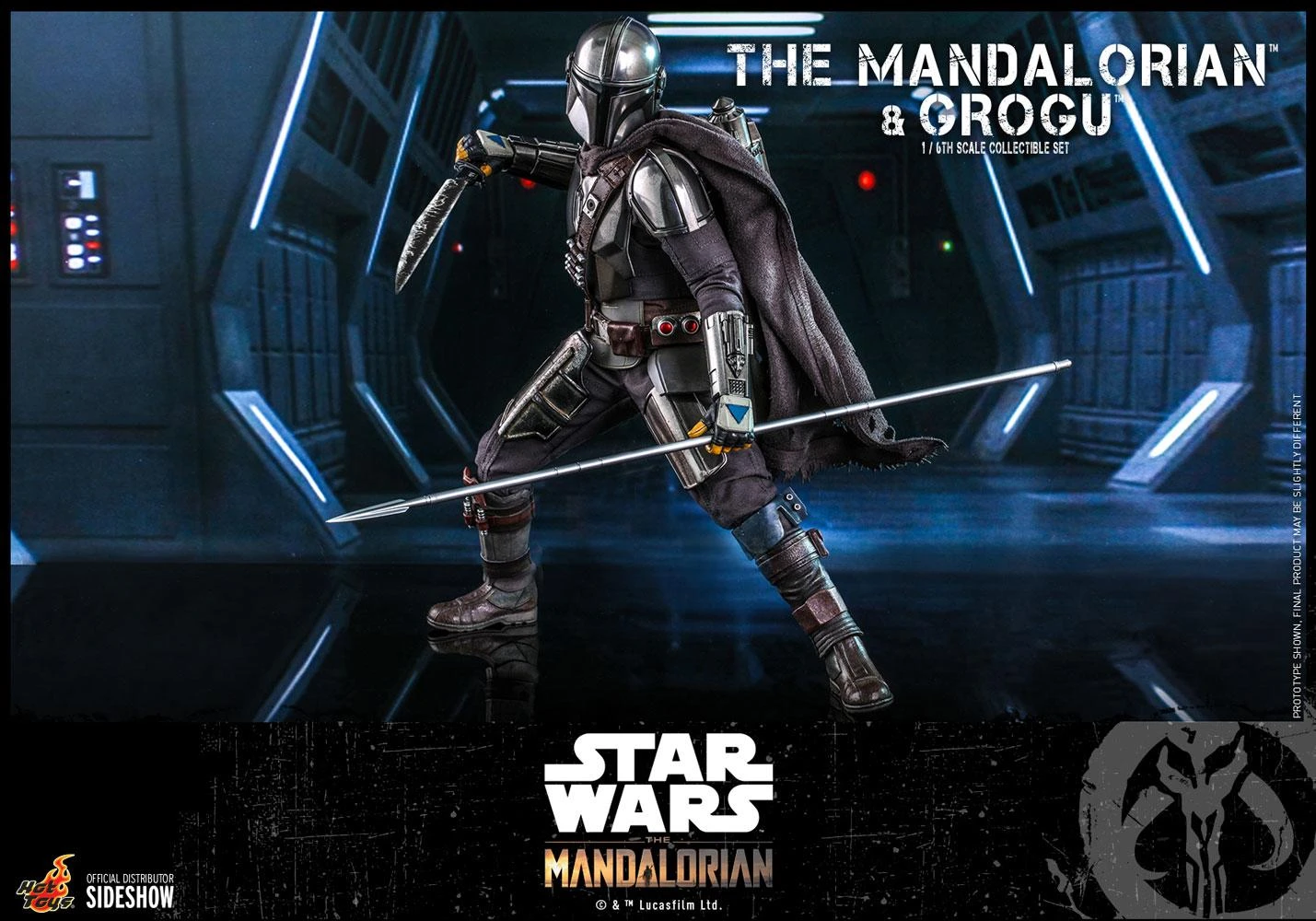 The Mandalorian And Grogu - Star Wars Hot Toys Collectibles 1/6 Scale Action Figure 10 The Mandalorian And Grogu - Star Wars Hot Toys Collectibles 1/6 Scale Action Figure - Image 8
