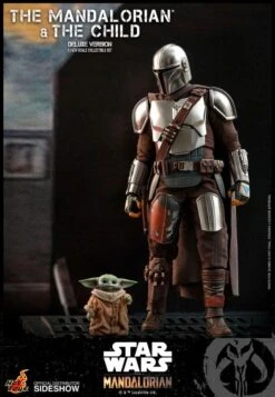 The Mandalorian And The Child (Deluxe) Figure Set- Star Wars Hot Toys Collectibles 1/6 Scale Action Figure -Toy Hotsale Store the mandalorian and the child deluxe star wars gallery 5e724fcac