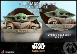 The Mandalorian And The Child (Deluxe) Figure Set- Star Wars Hot Toys Collectibles 1/6 Scale Action Figure -Toy Hotsale Store the mandalorian and the child deluxe star wars gallery 5e725013a