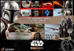 The Mandalorian And The Child (Deluxe) Figure Set- Star Wars Hot Toys Collectibles 1/6 Scale Action Figure -Toy Hotsale Store the mandalorian and the child deluxe star wars gallery 5e7250171