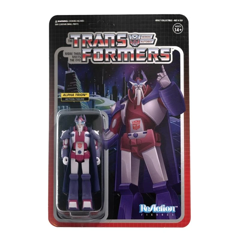 SUPER7 Transformers ReAction Action Figure Wave 2 - Alpha Trion 3 SUPER7 Transformers ReAction Action Figure Wave 2 - Alpha Trion
