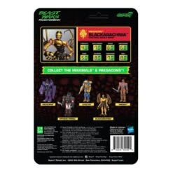 SUPER7 Transformers ReAction Action Figure Wave 7 - Beast Wars Black Arachnia -Toy Hotsale Store tranw07 bar 01 2 800x800 1