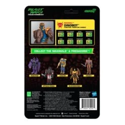 SUPER7 Transformers ReAction Action Figure Wave 7 - Beast Wars Dino Bot -Toy Hotsale Store tranw07 dno 01 2 800x800 1