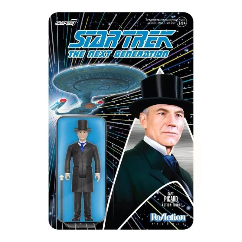 SUPER7 Star Trek: The Next Generation ReAction Action Figure Wave 3 - Victorian Jean-Luc Picard 3 SUPER7 Star Trek: The Next Generation ReAction Action Figure Wave 3 - Victorian Jean-Luc Picard